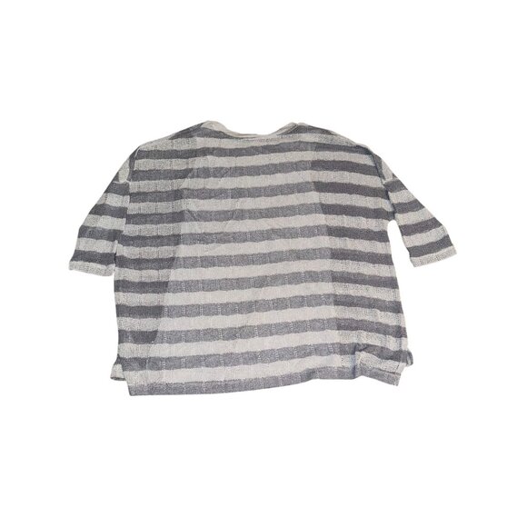 Grace Elements Womens Striped Knit Top L - Picture 6 of 8